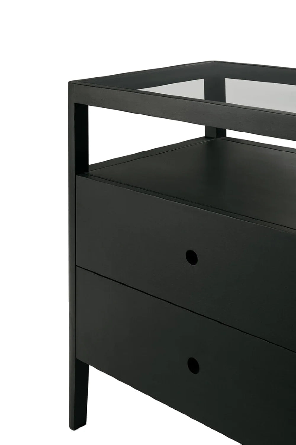 Luxury Modern Spindle 4-Drawer Dresser European Style for Villa