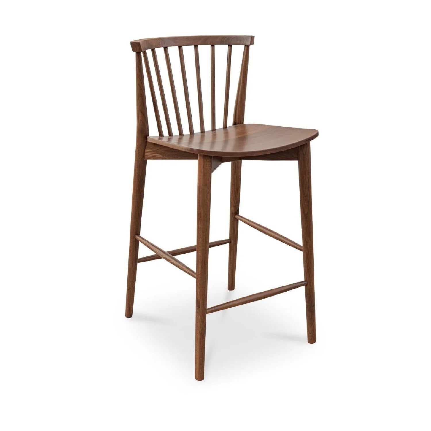 Luxury Modern Spindle-Back Counter Stools European Style for Villa
