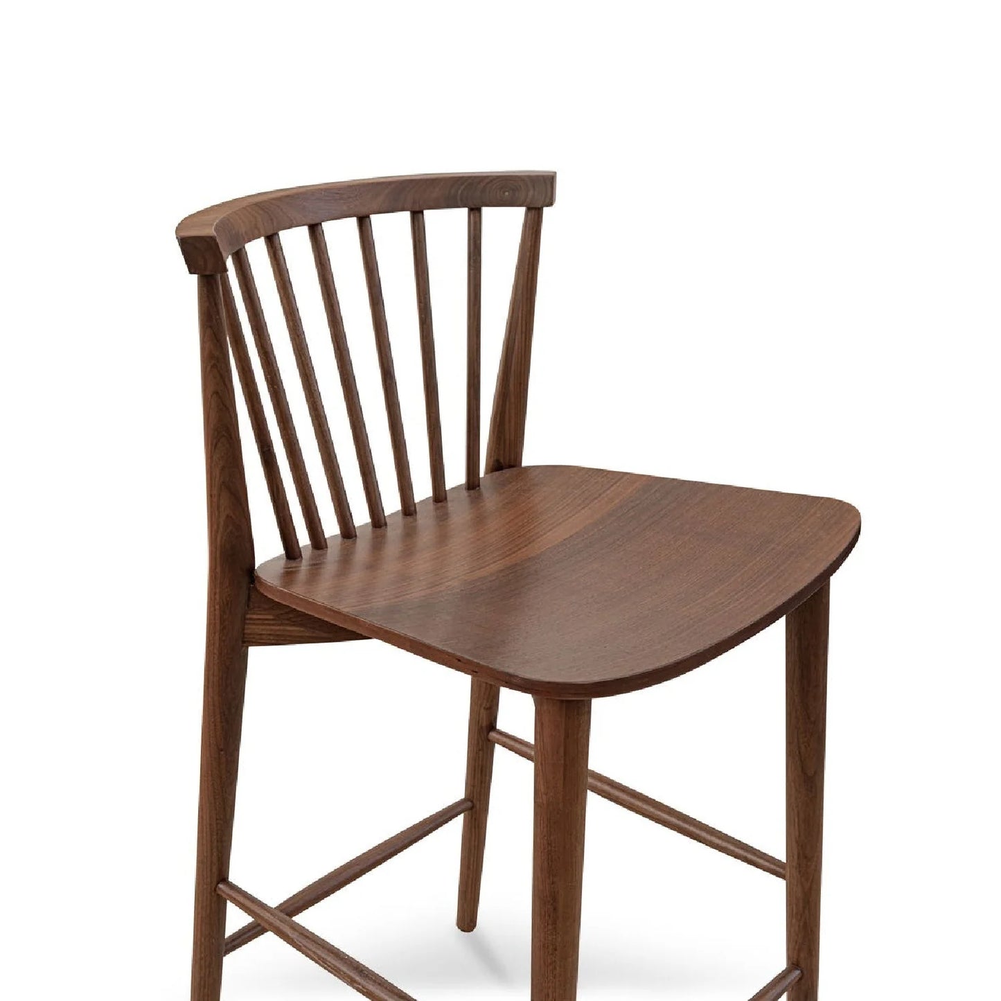 Luxury Modern Spindle-Back Counter Stools European Style for Villa