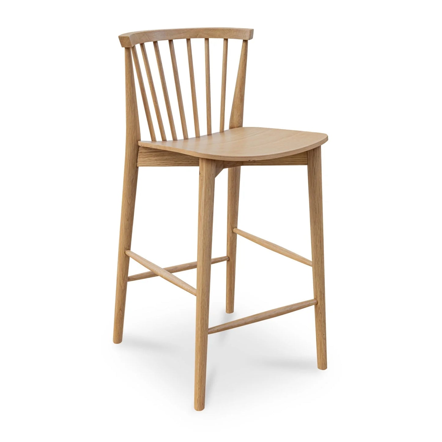 Luxury Modern Spindle-Back Counter Stools European Style for Villa