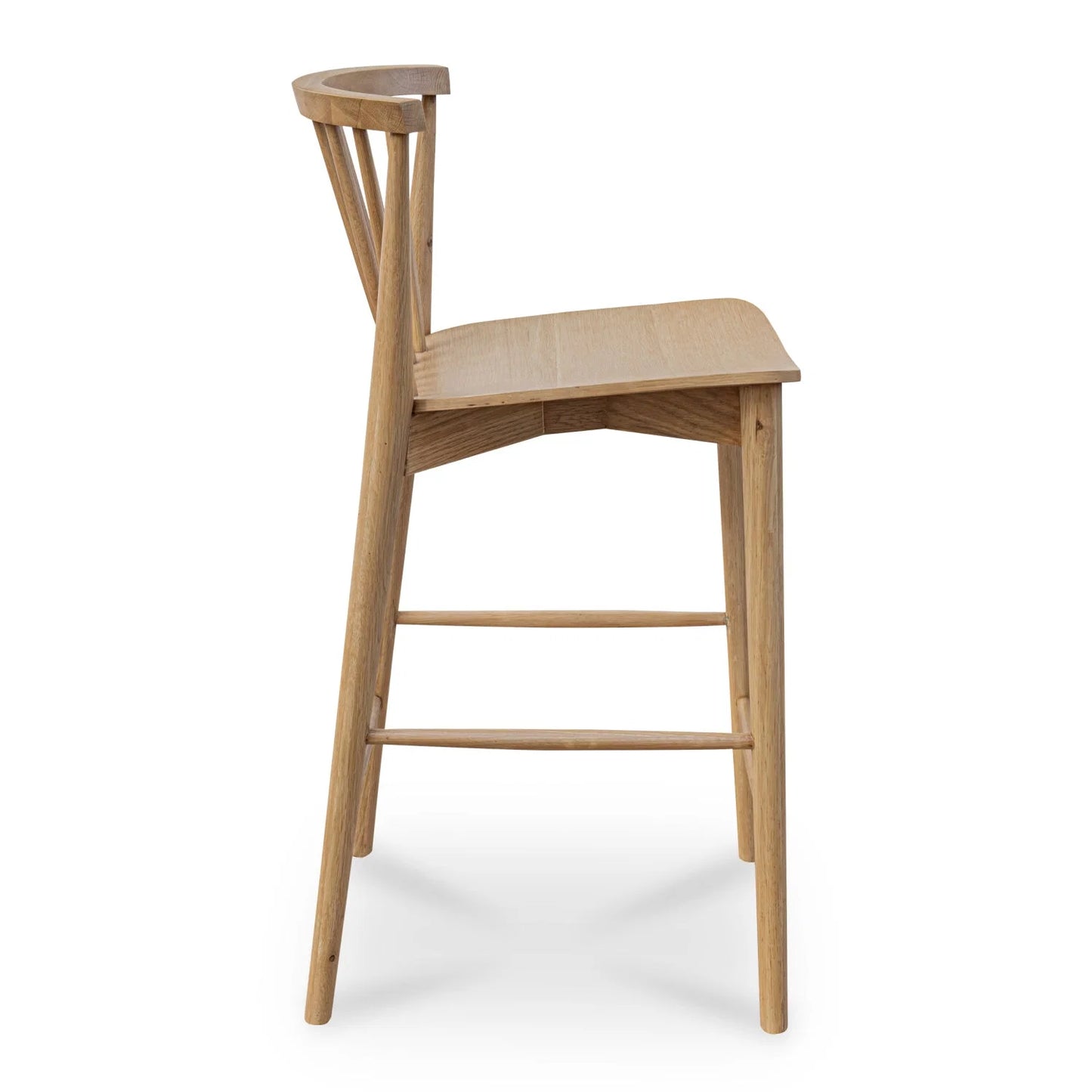 Luxury Modern Spindle-Back Counter Stools European Style for Villa