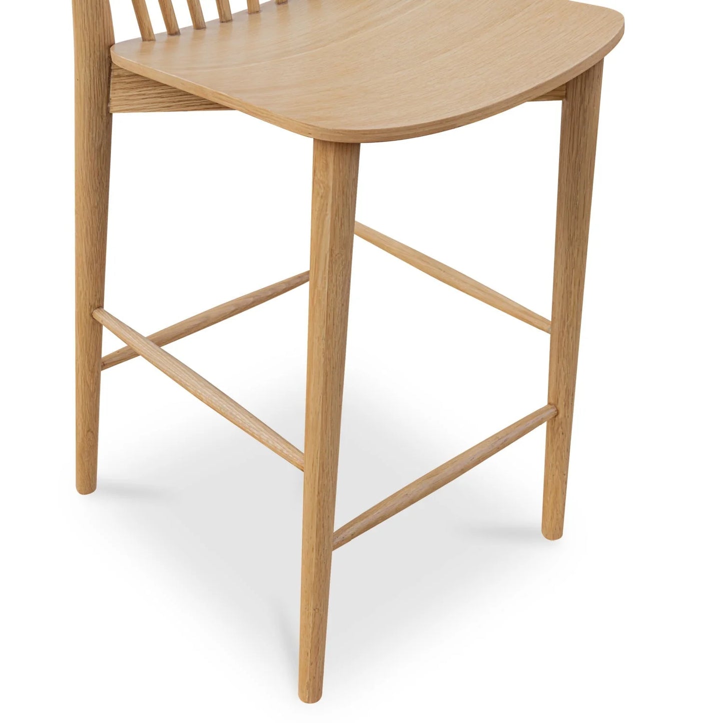 Luxury Modern Spindle-Back Counter Stools European Style for Villa