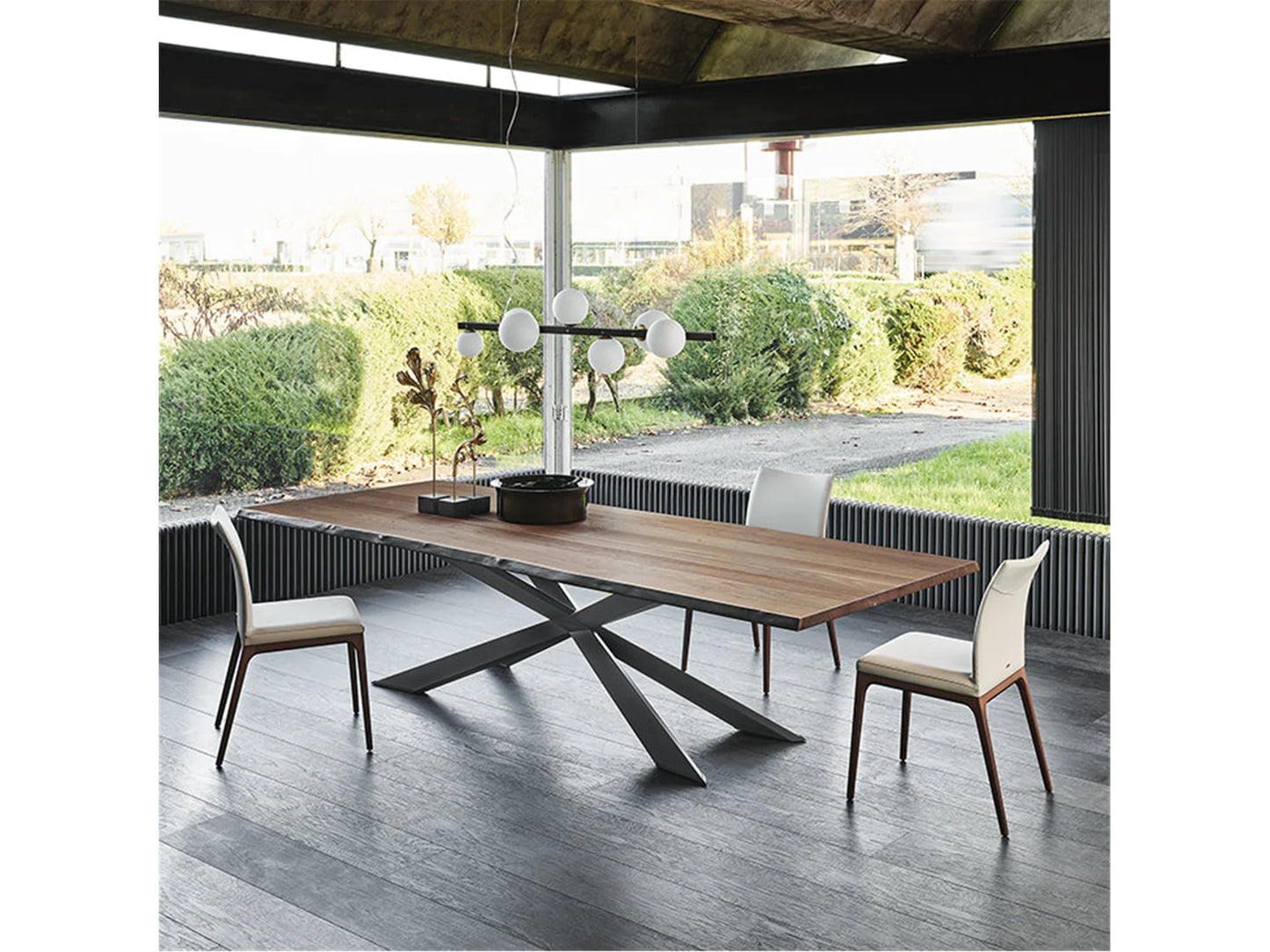 Luxury Modern Spyder Wood Dining Table European Style for Villa