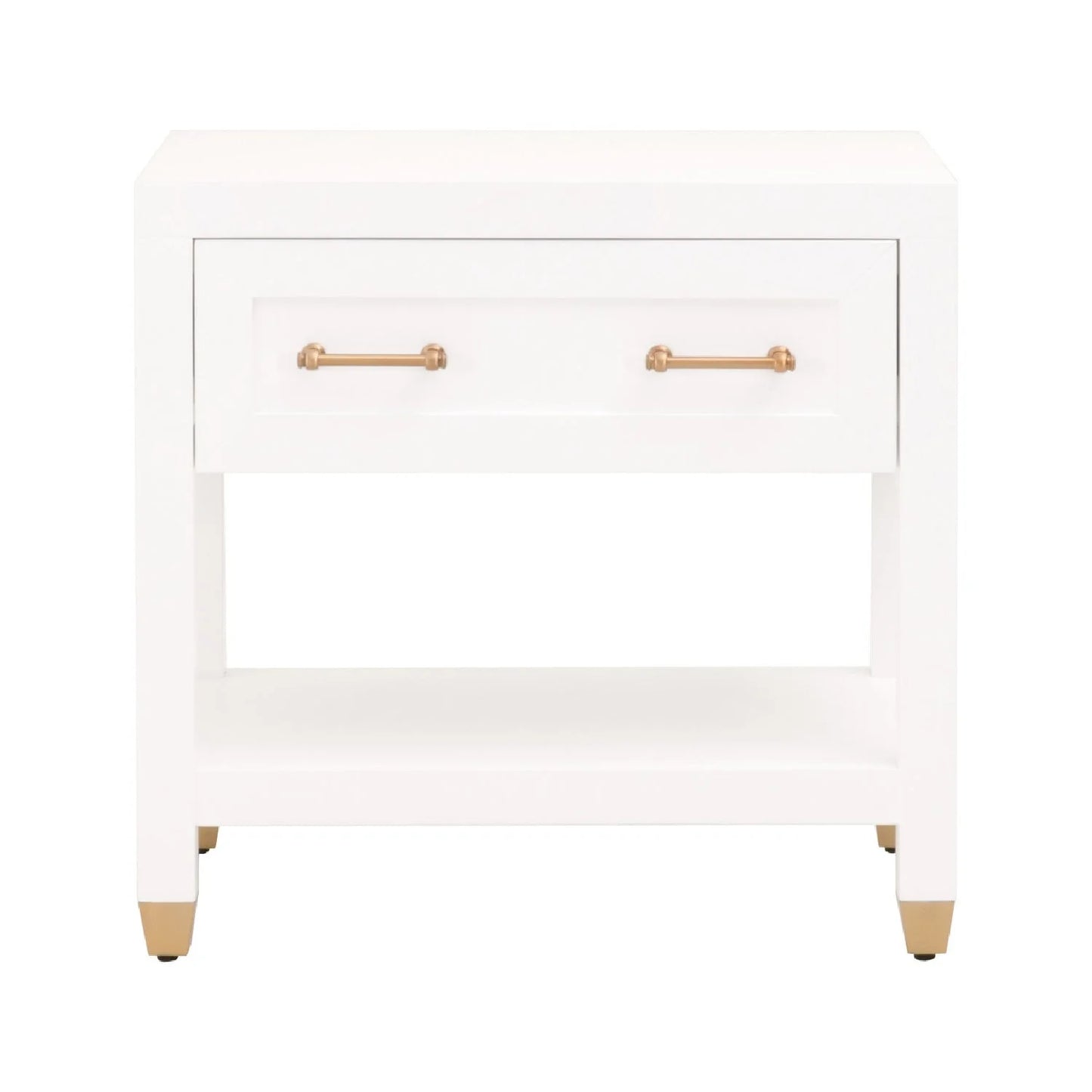 Luxury Modern Stella 1-Drawer Nightstand European Style for Villa