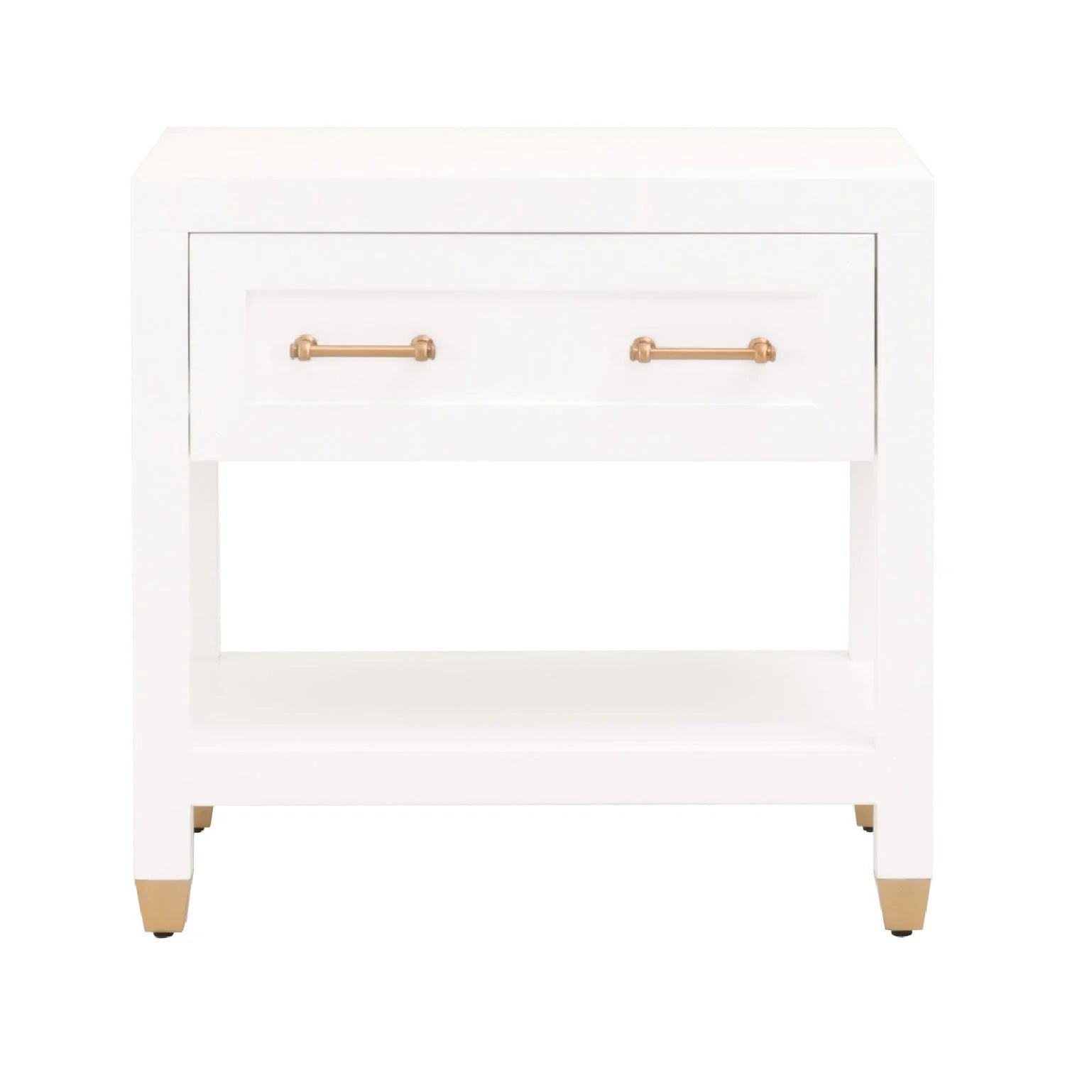 Luxury Modern Stella 1-Drawer Nightstand European Style for Villa