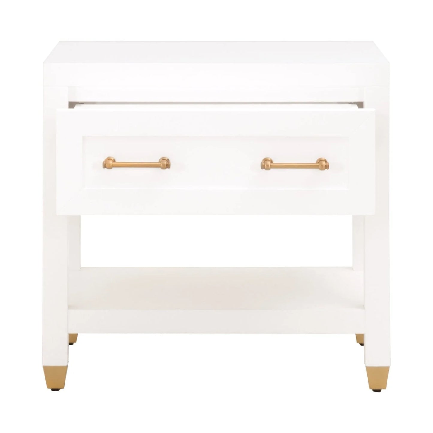 Luxury Modern Stella 1-Drawer Nightstand European Style for Villa