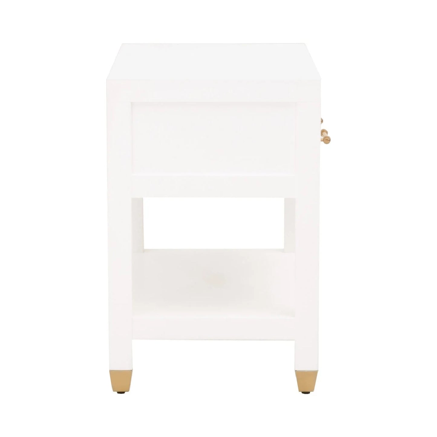 Luxury Modern Stella 1-Drawer Nightstand European Style for Villa
