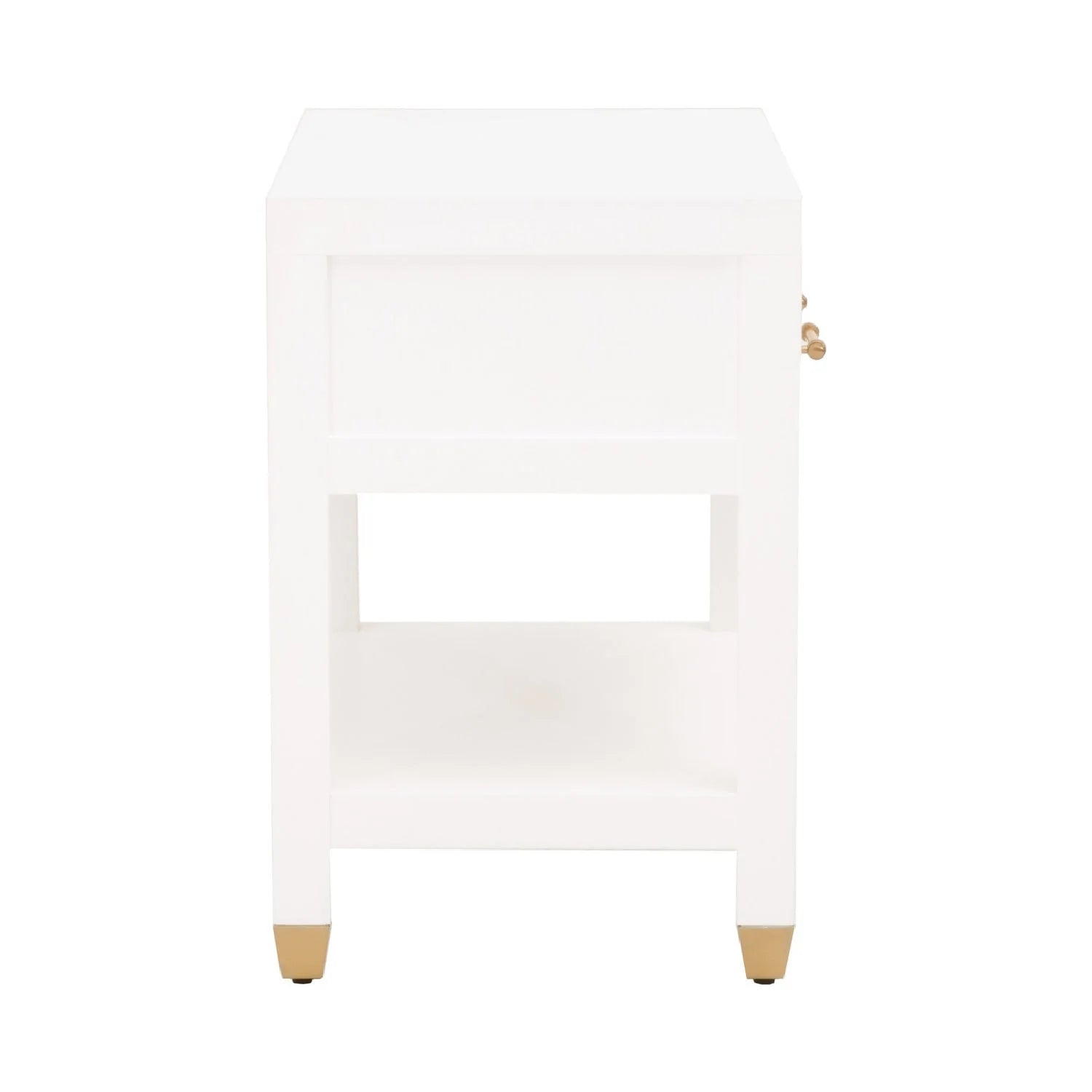 Luxury Modern Stella 1-Drawer Nightstand European Style for Villa