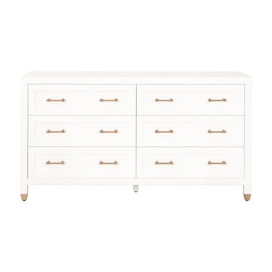 Luxury Modern Stella 6-Drawer Dresser European Style for Villa