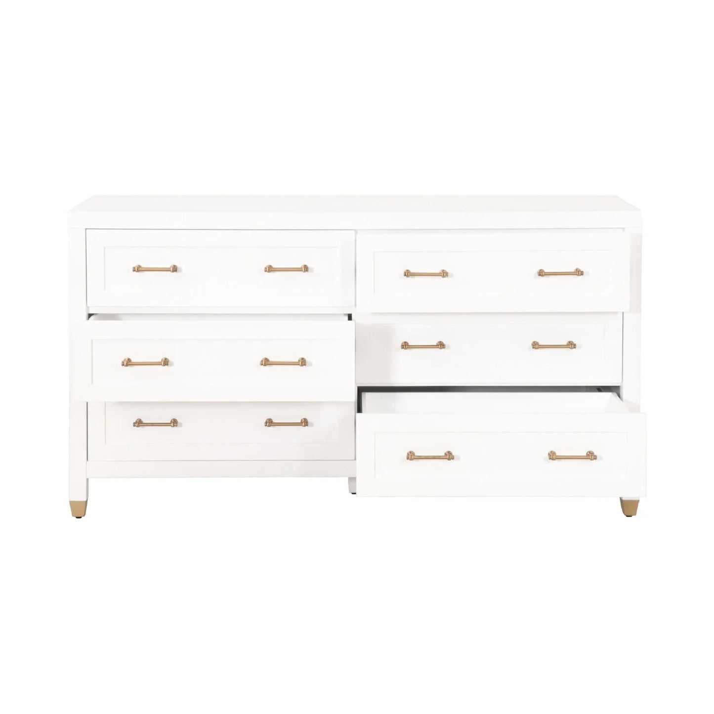 Luxury Modern Stella 6-Drawer Dresser European Style for Villa