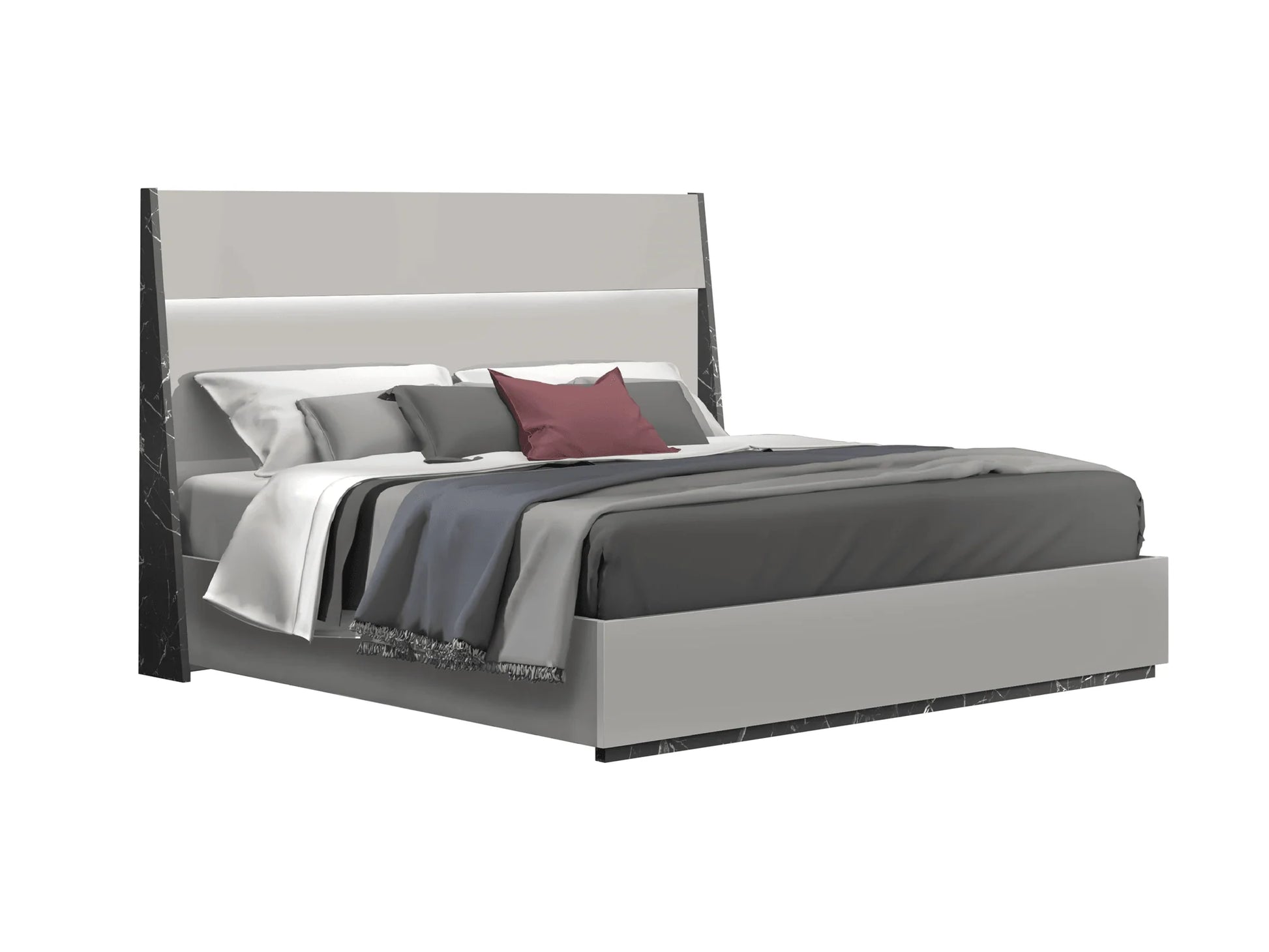 Luxury Modern Stone Bedroom Set European Style for Villa