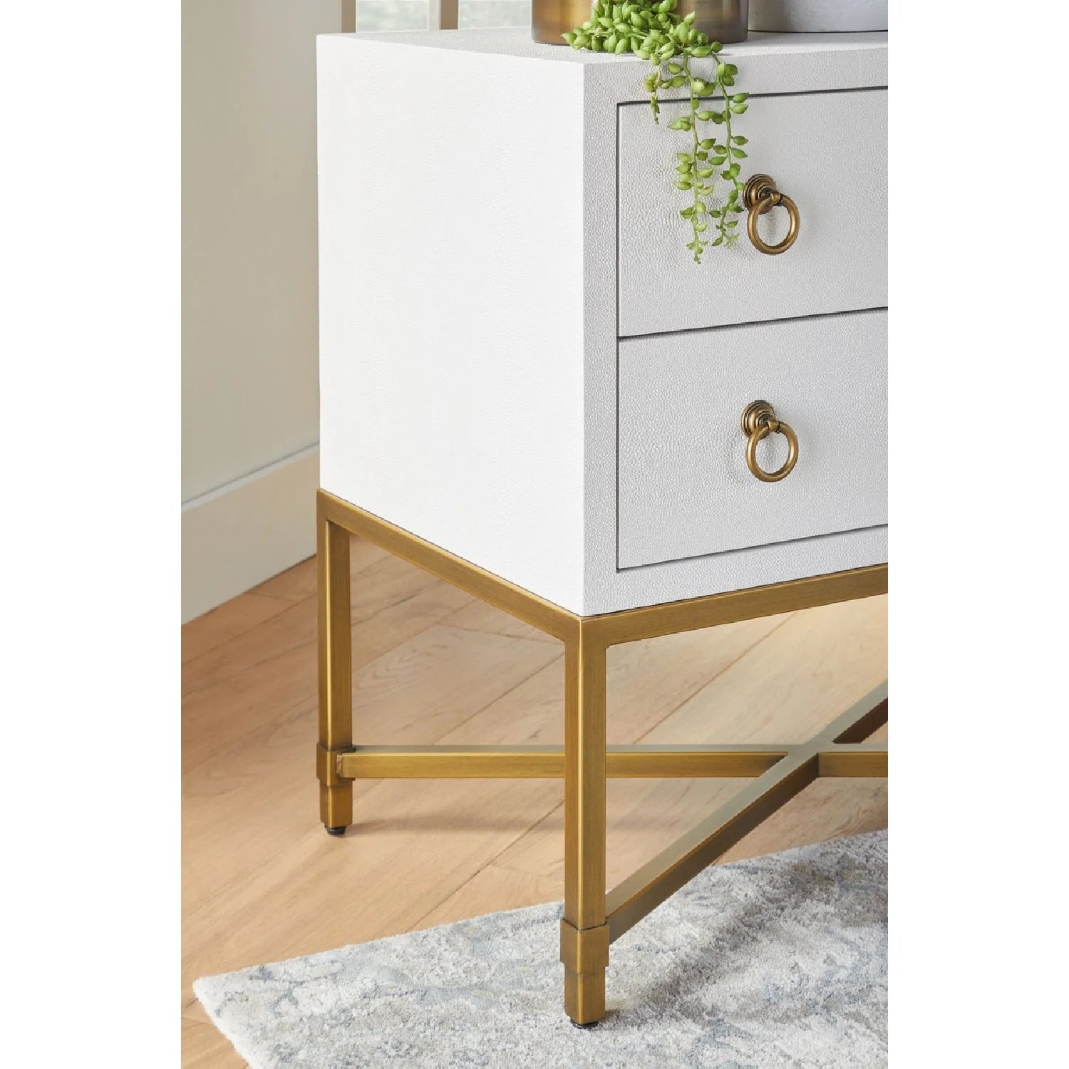 Luxury Modern Strand Nightstand European Style for Villa
