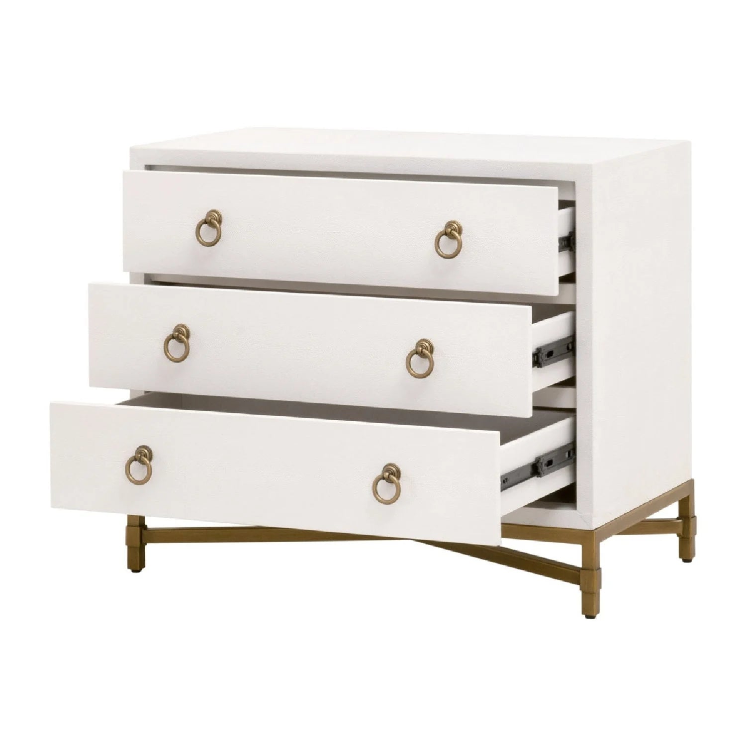 Luxury Modern Strand Nightstand European Style for Villa