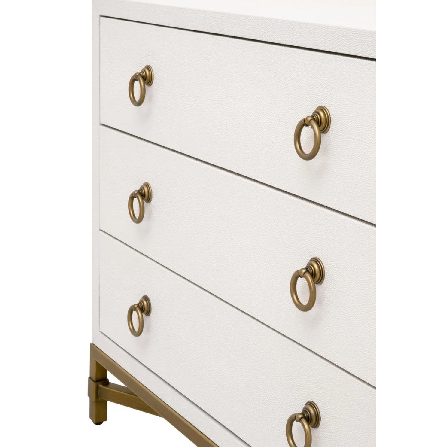 Luxury Modern Strand Nightstand European Style for Villa