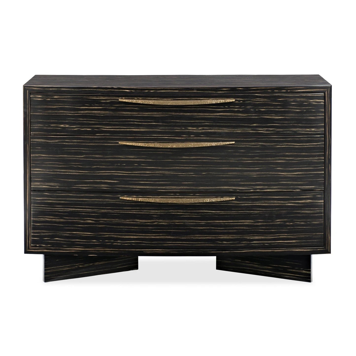 Luxury Modern Striated Black Dresser European Style for Villa