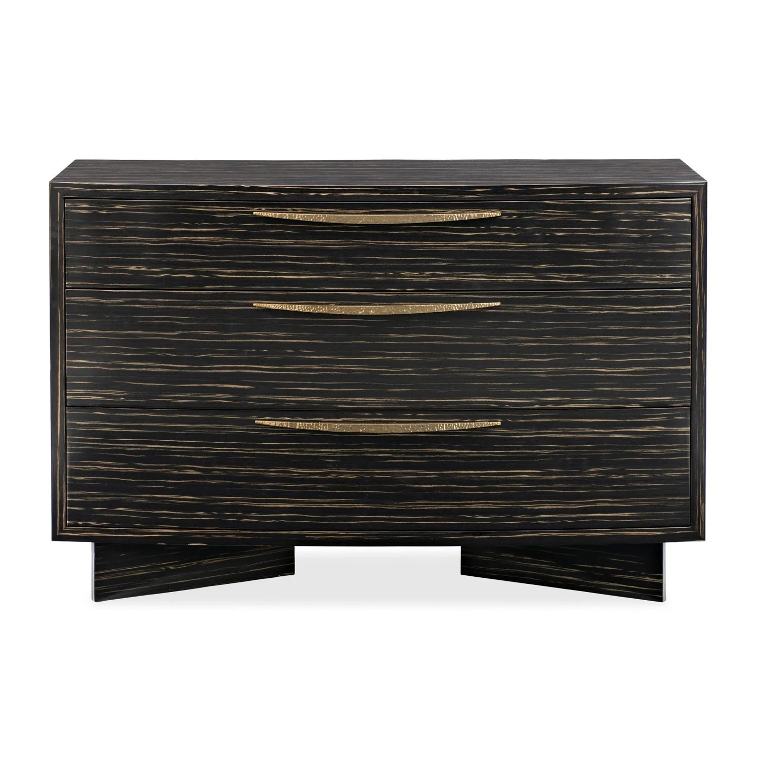 Luxury Modern Striated Black Dresser European Style for Villa