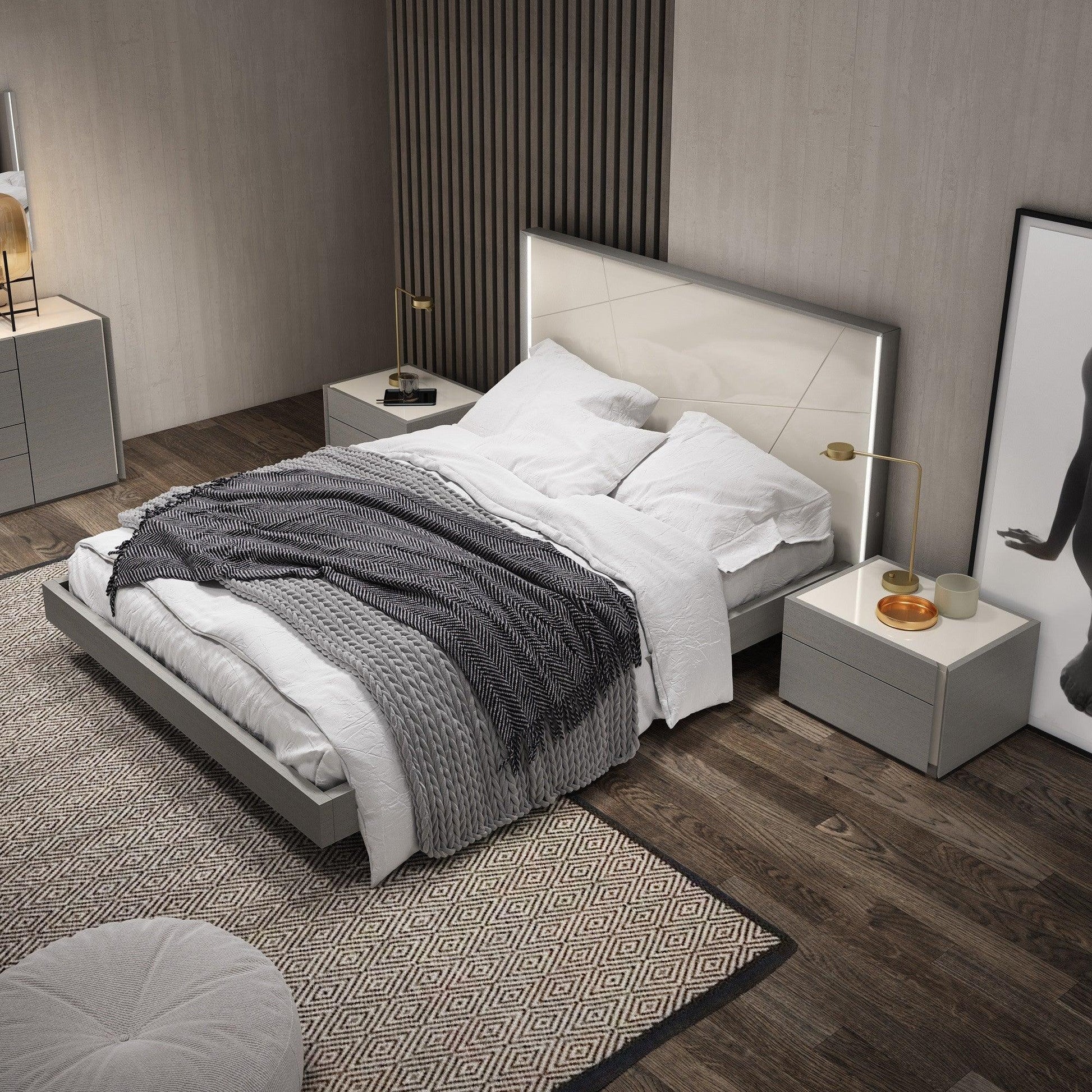 Luxury Modern Stroll Bedroom Set European Style for Villa
