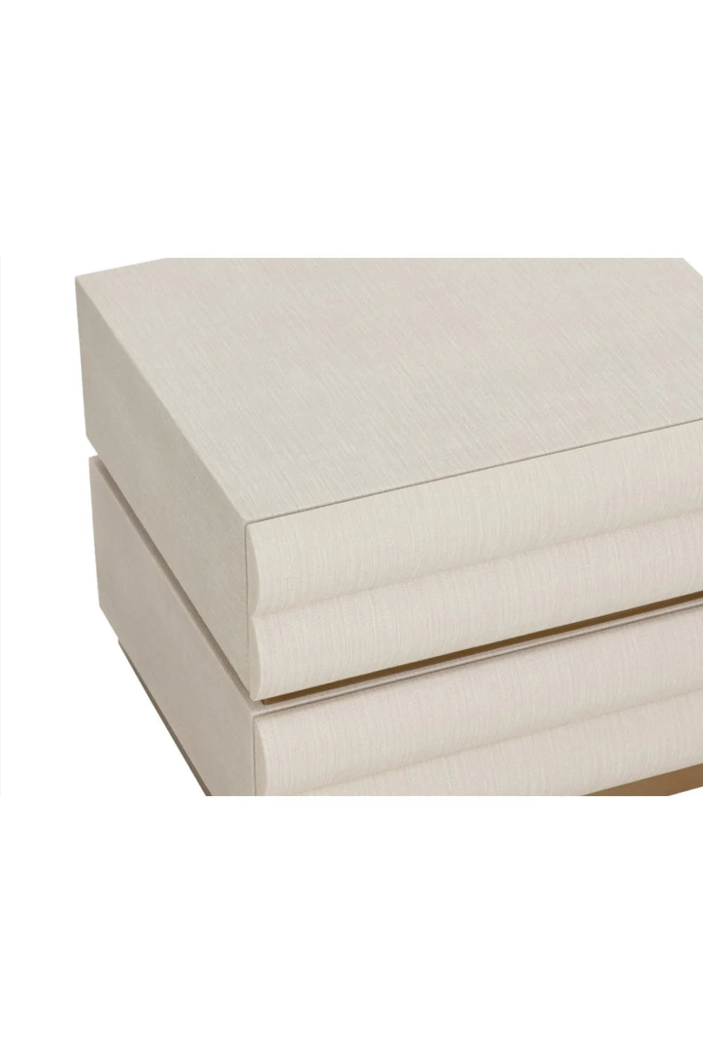 Luxury Modern Subira 2-Drawer Nightstand European Style for Villa