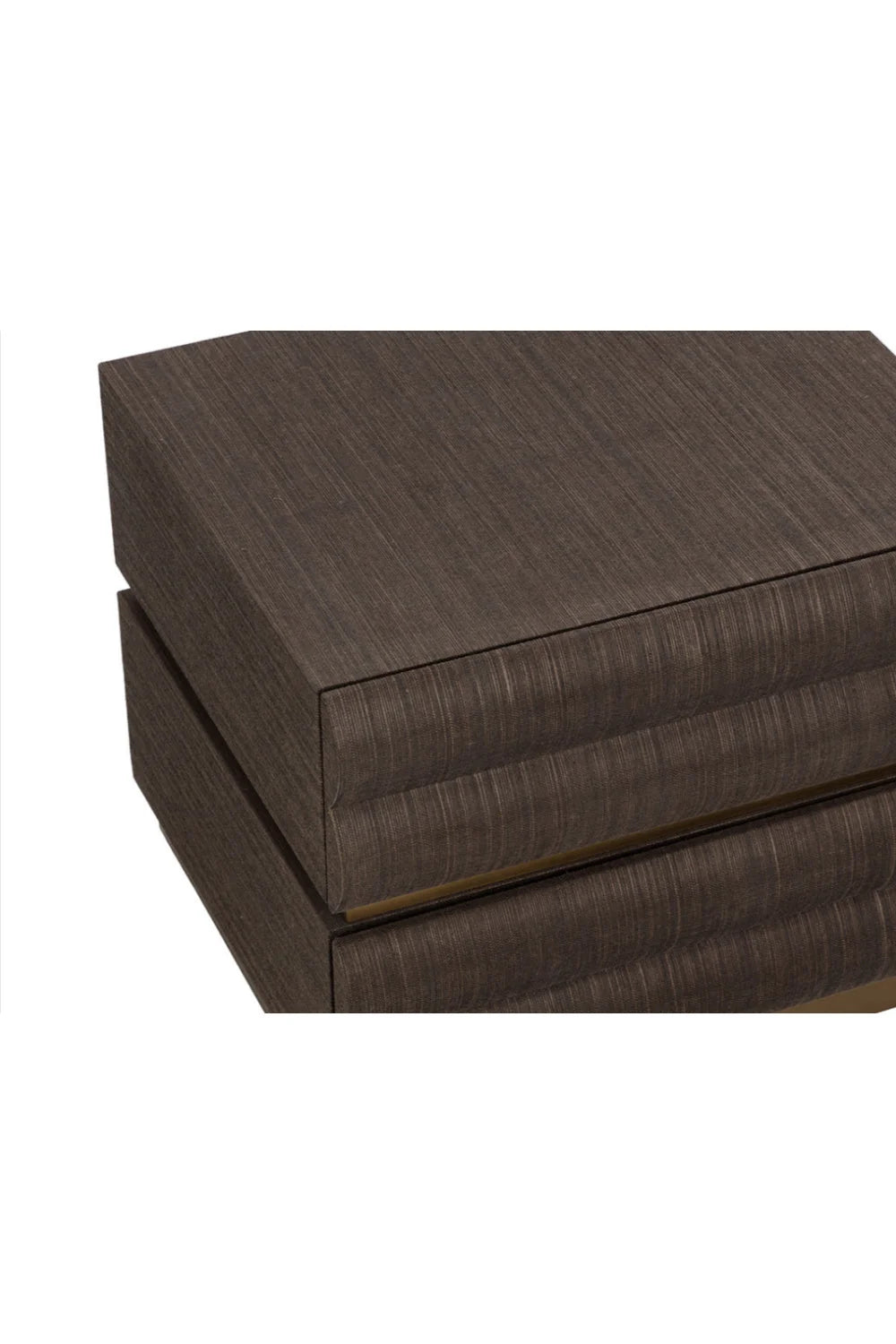 Luxury Modern Subira 2-Drawer Nightstand European Style for Villa