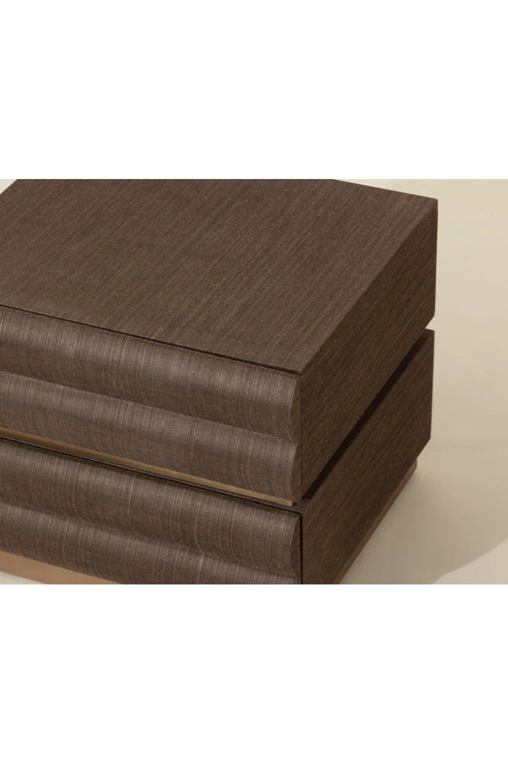 Luxury Modern Subira 2-Drawer Nightstand European Style for Villa