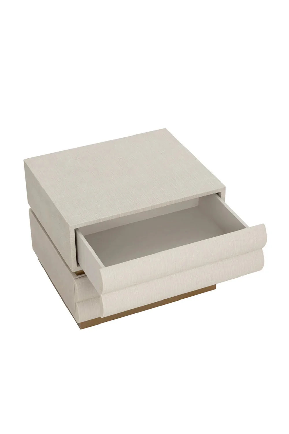 Luxury Modern Subira 2-Drawer Nightstand European Style for Villa