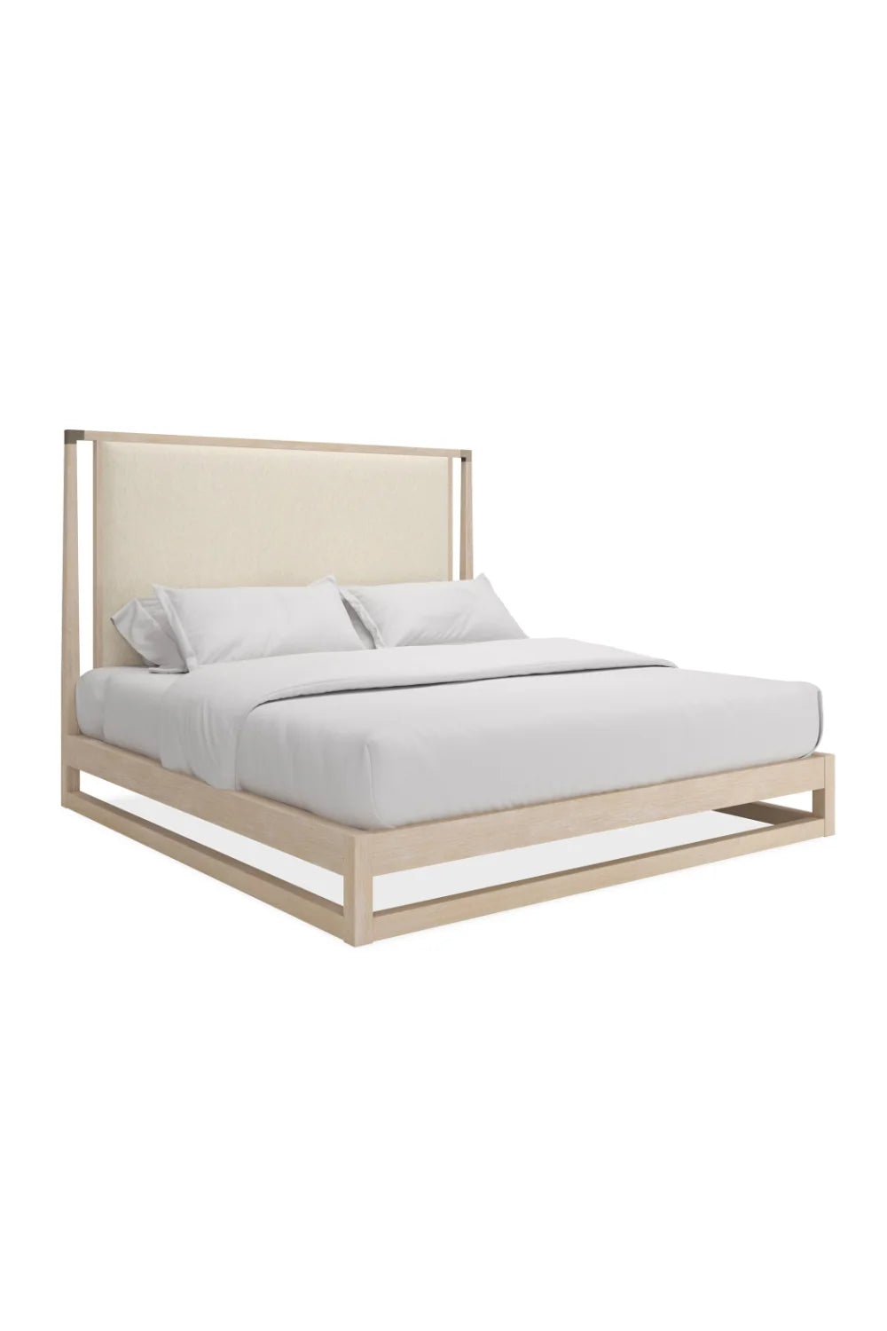 Luxury Modern Sun-Drenched Oak Bed European Style for Villa