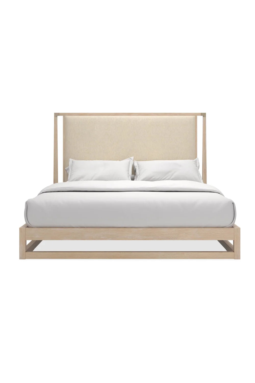 Luxury Modern Sun-Drenched Oak Bed European Style for Villa