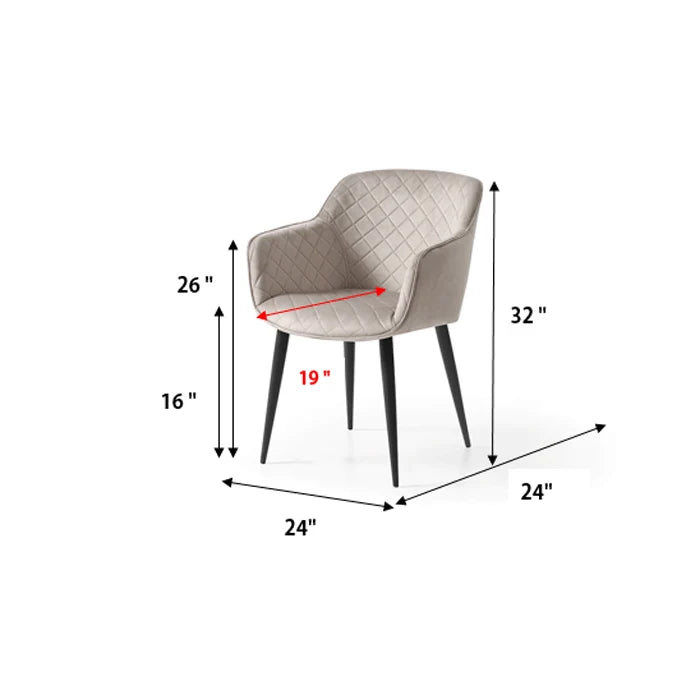 Luxury Modern Sweet Dining Chair European Style for Villa