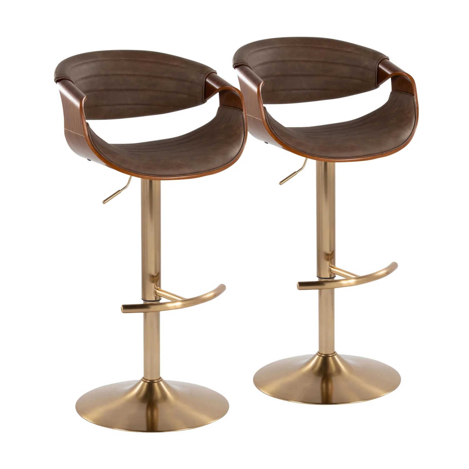 Luxury Modern Swivel Adjustable Bar Stool European Style for Villa