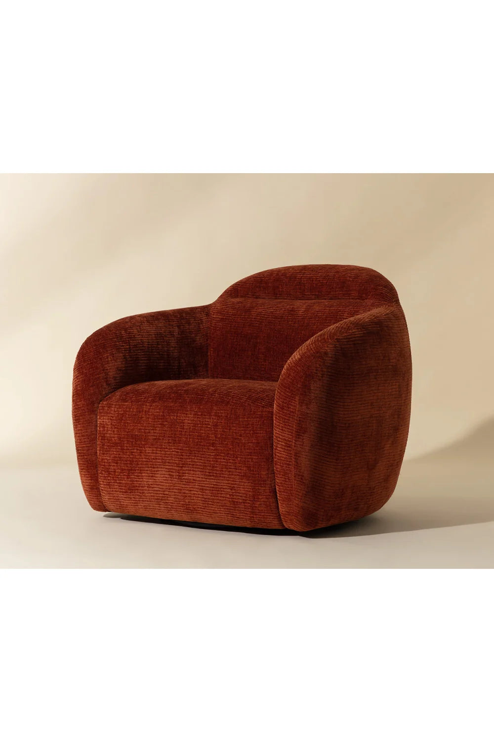 Luxury Modern Swivel Lounge Chair Modern Italian Style for Villa