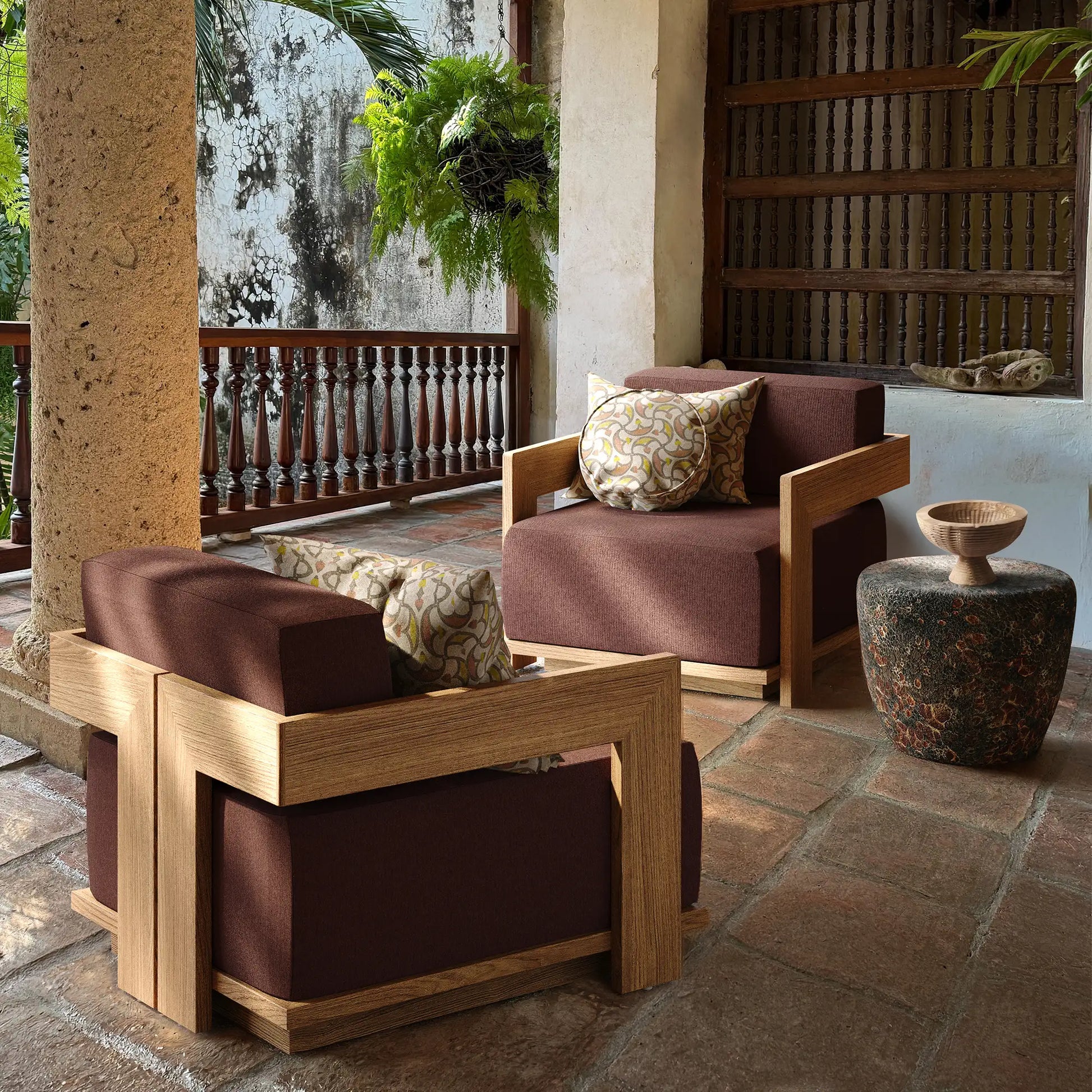 Luxury Modern Taiko Stool End Table European Style for Villa