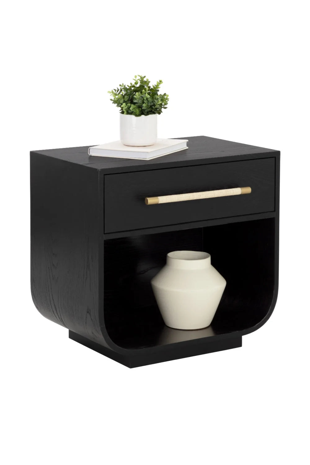 Luxury Modern Tarrant Oak Nightstand European Style for Villa