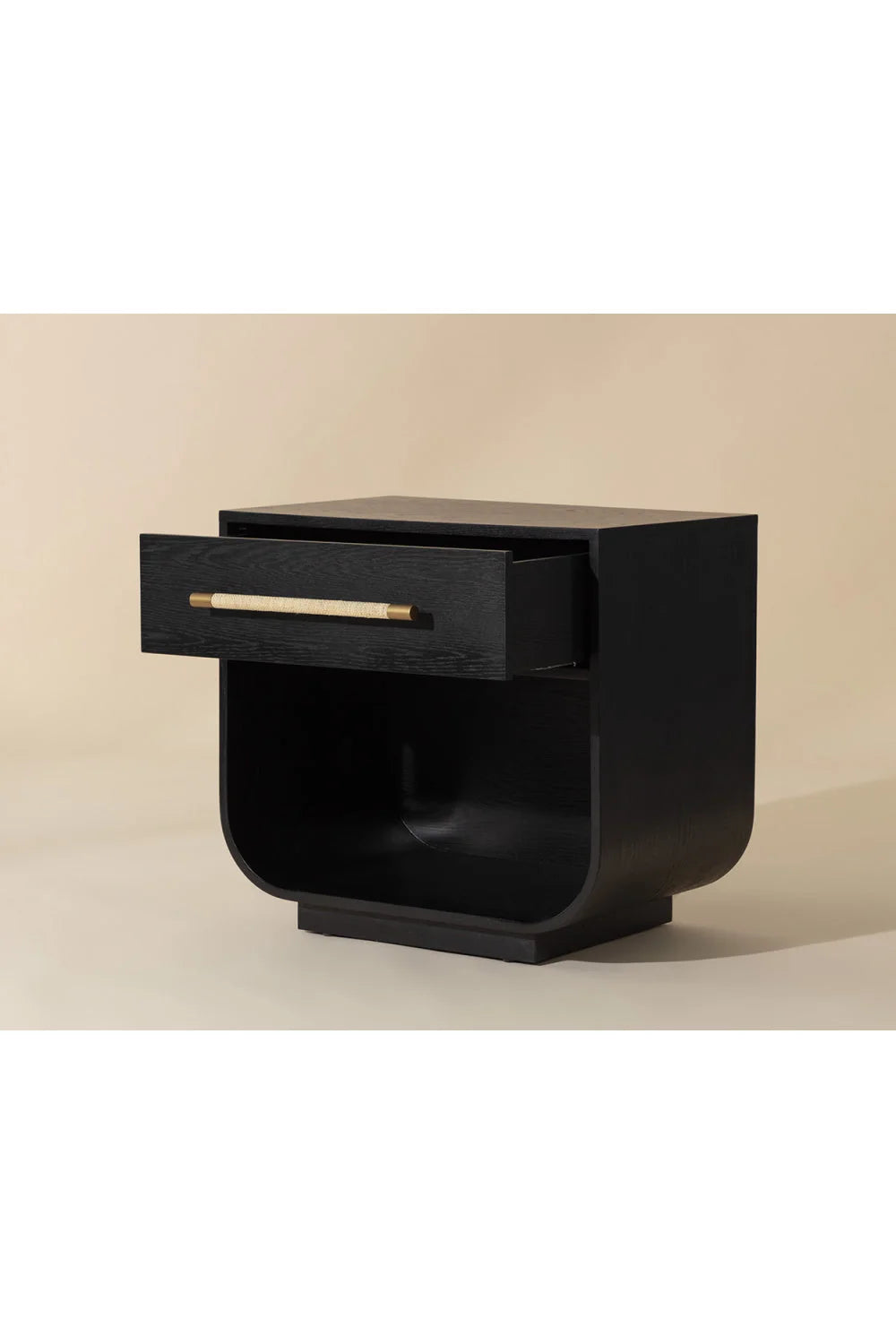 Luxury Modern Tarrant Oak Nightstand European Style for Villa