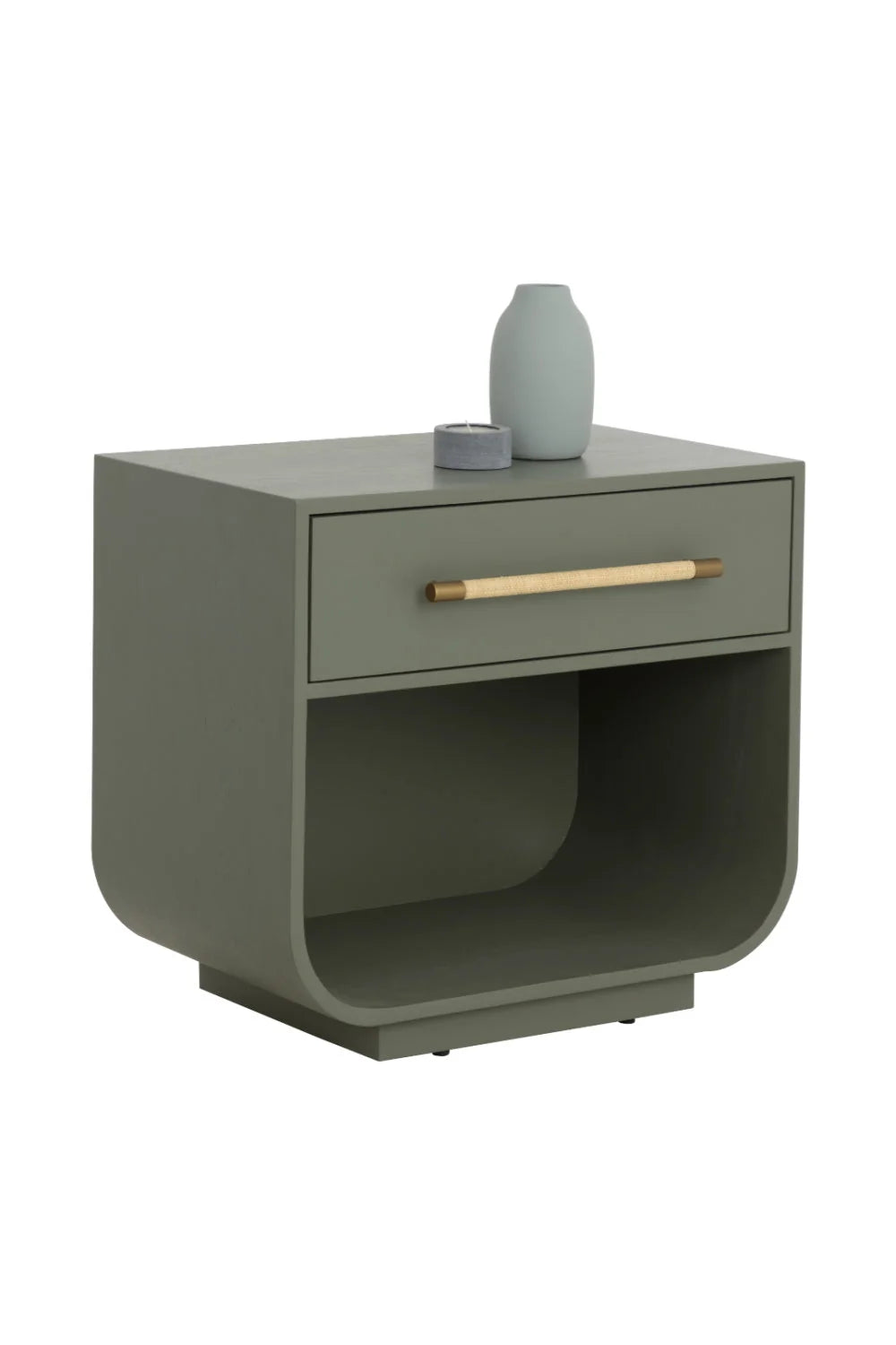 Luxury Modern Tarrant Oak Nightstand European Style for Villa
