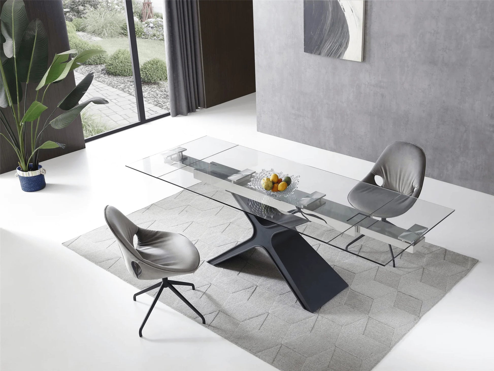 Luxury Modern Temperance Dining Table European Style for Villa