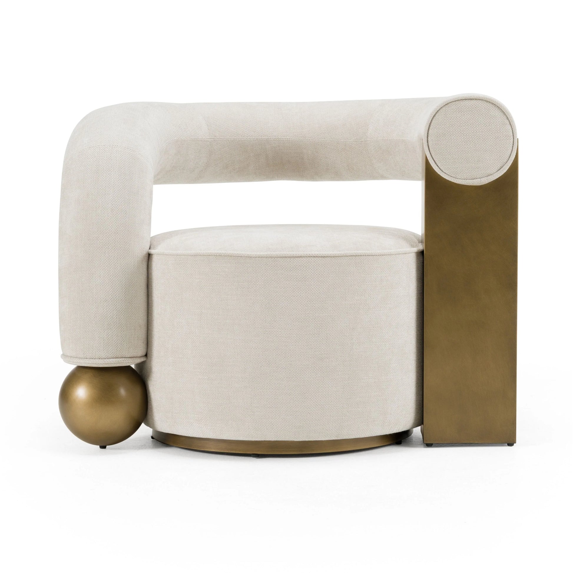 Luxury Modern Terrance Accent Chair European Style for Villa