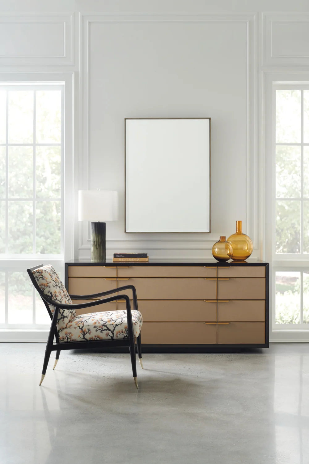 Luxury Modern Textured Dresser European Style for Villa