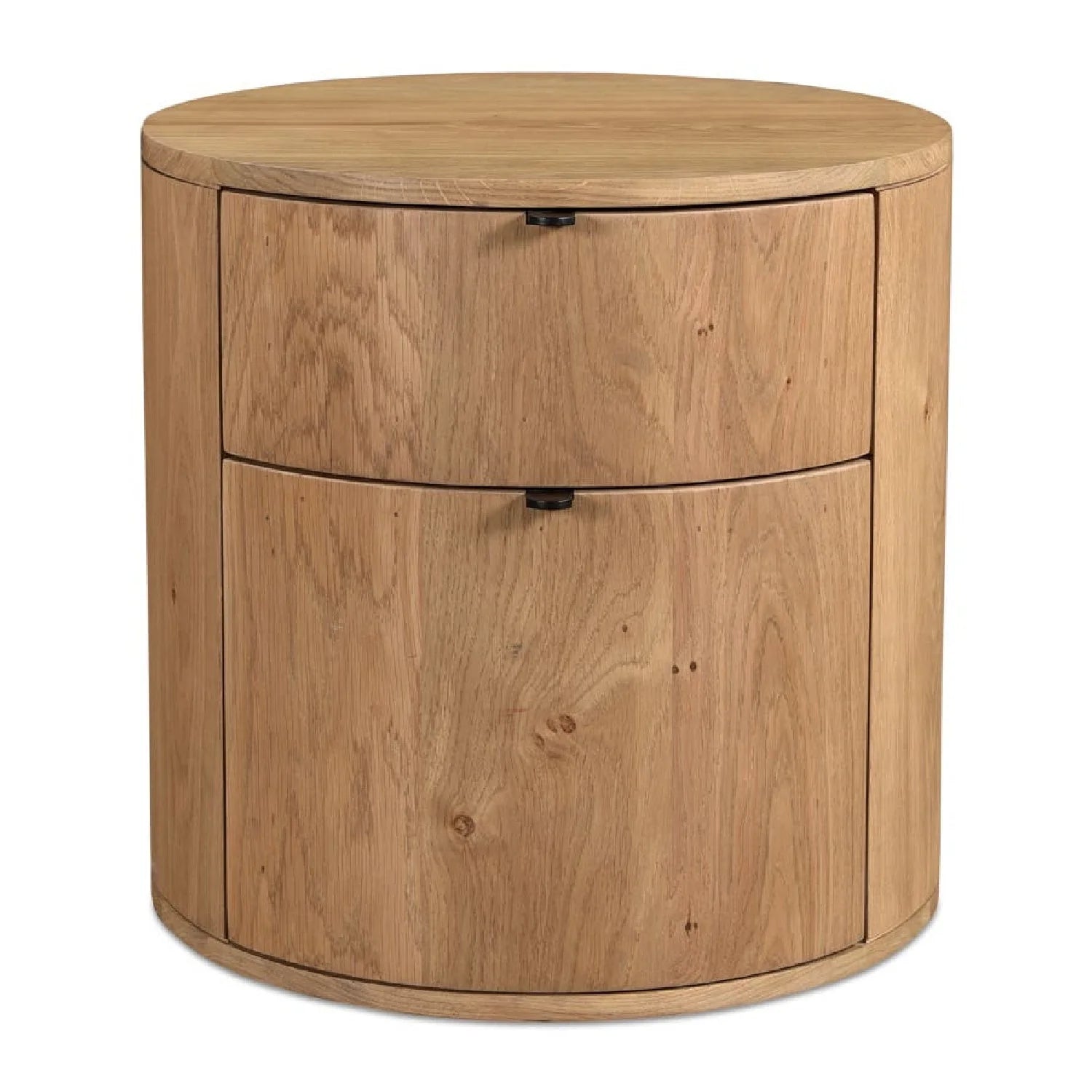 Luxury Modern Theo 2-Drawer Nightstand European Style for Villa