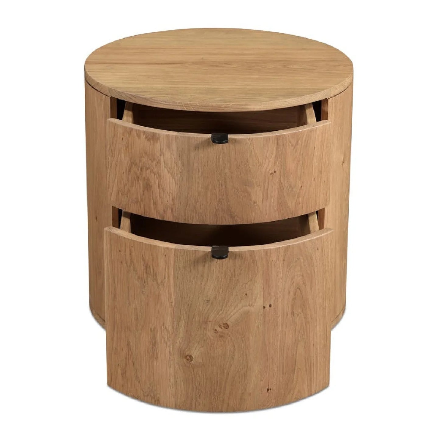 Luxury Modern Theo 2-Drawer Nightstand European Style for Villa