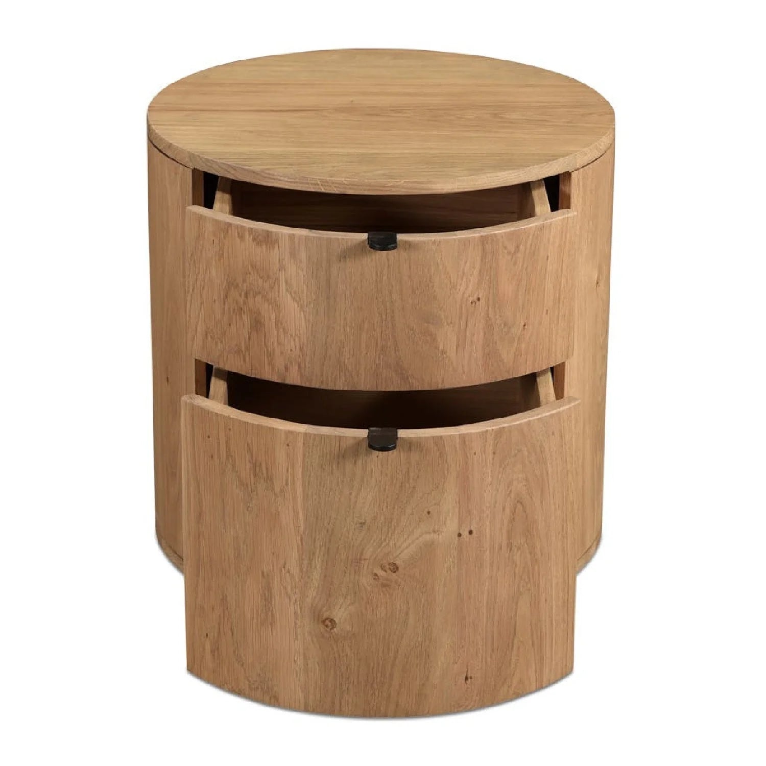 Luxury Modern Theo 2-Drawer Nightstand European Style for Villa