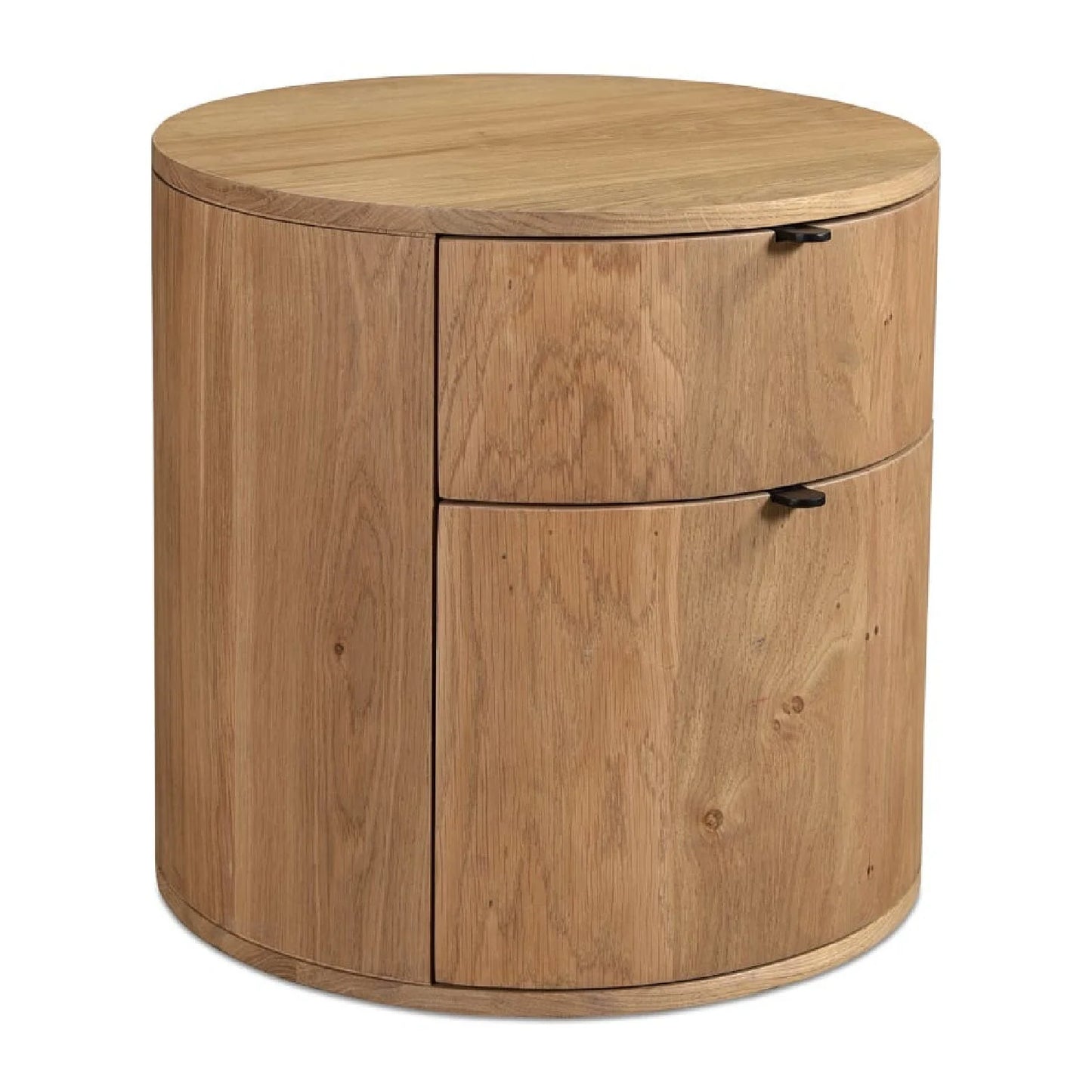 Luxury Modern Theo 2-Drawer Nightstand European Style for Villa