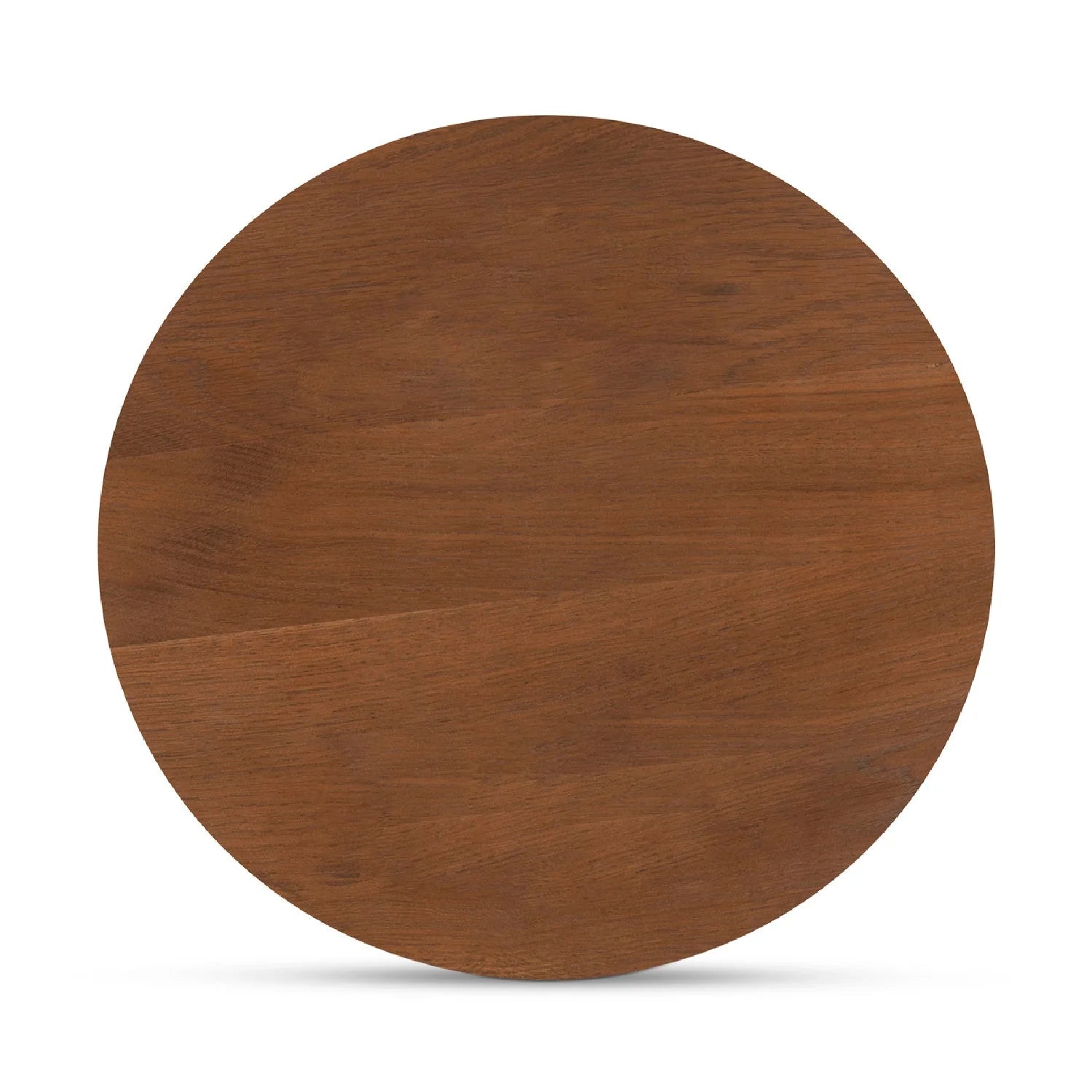 Luxury Modern Theo Round Oak Nightstand European Style for Villa