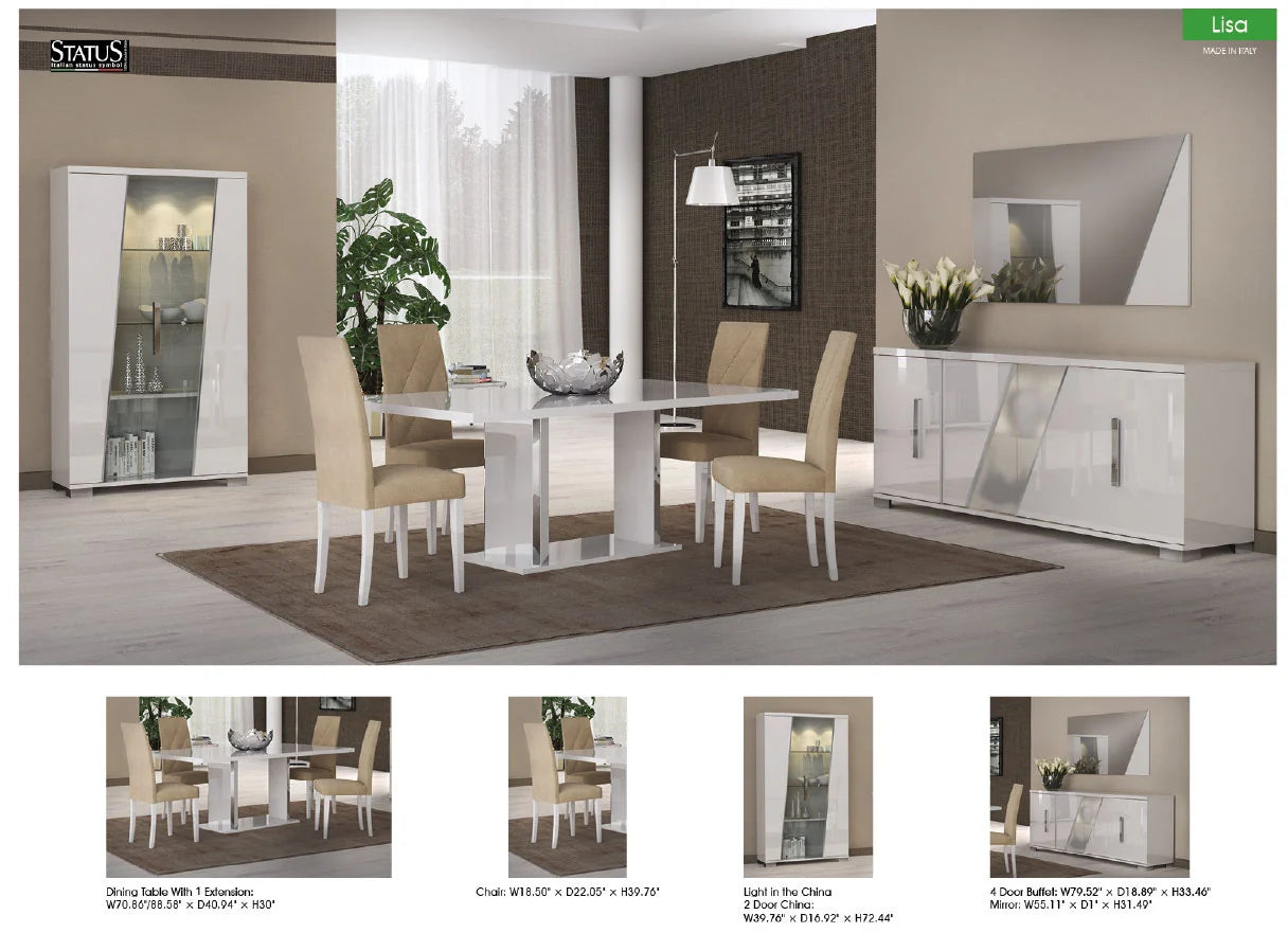 Luxury Modern Thunder Dining Table European Style for Villa