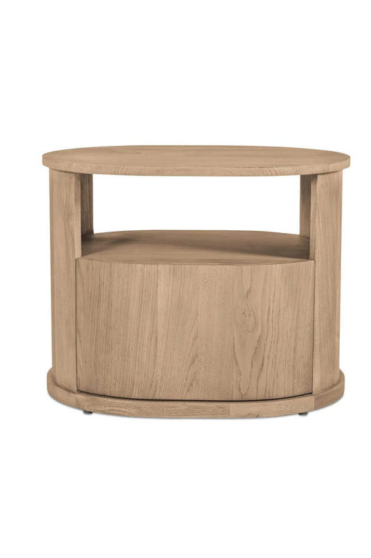 Luxury Modern Tommy Oak Nightstand European Style for Villa