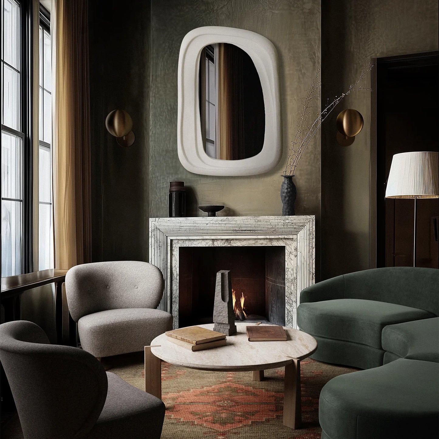Luxury Modern Tourenne Armchair European Style for Villa