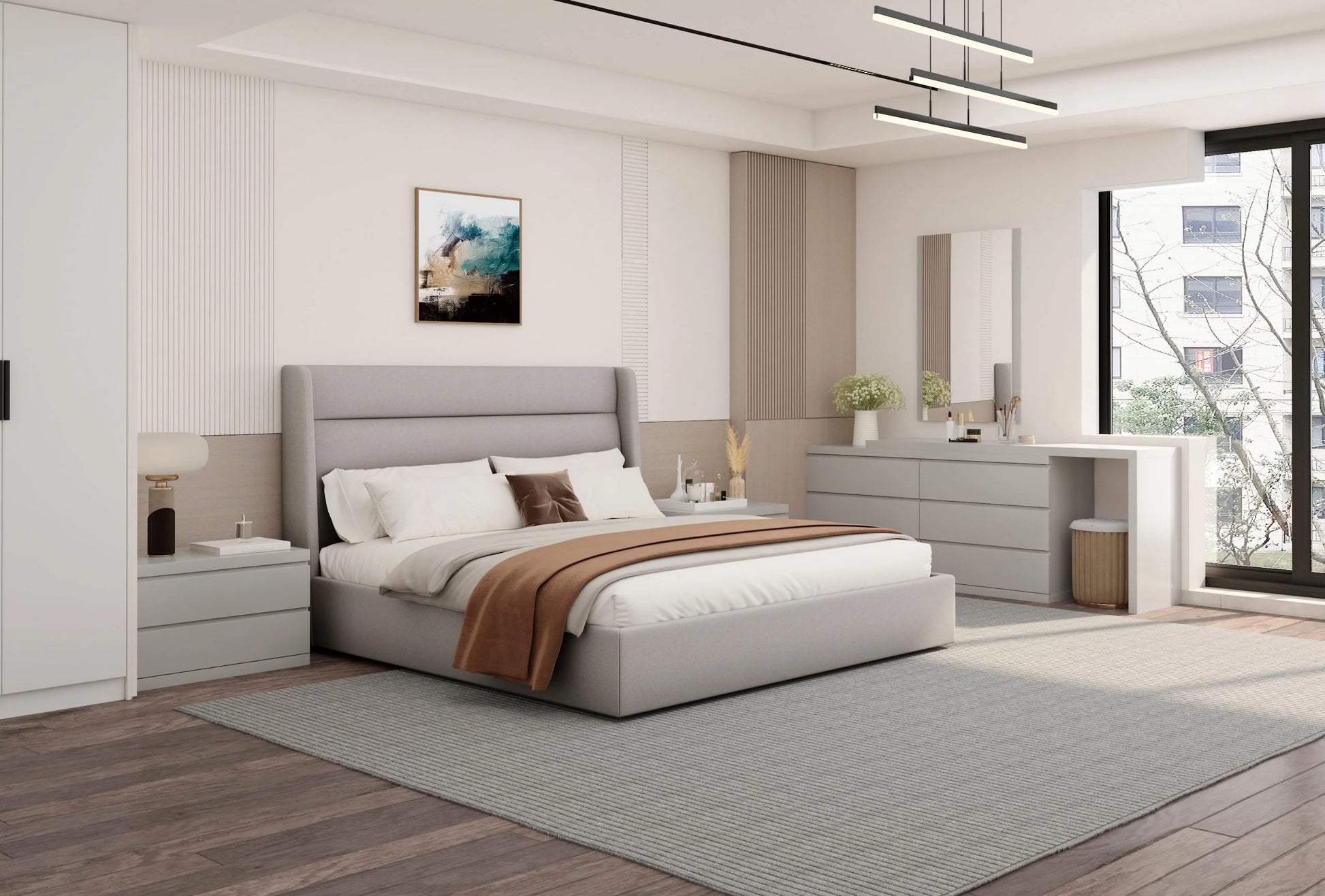 Luxury Modern Toyo Bed European Style for Villa