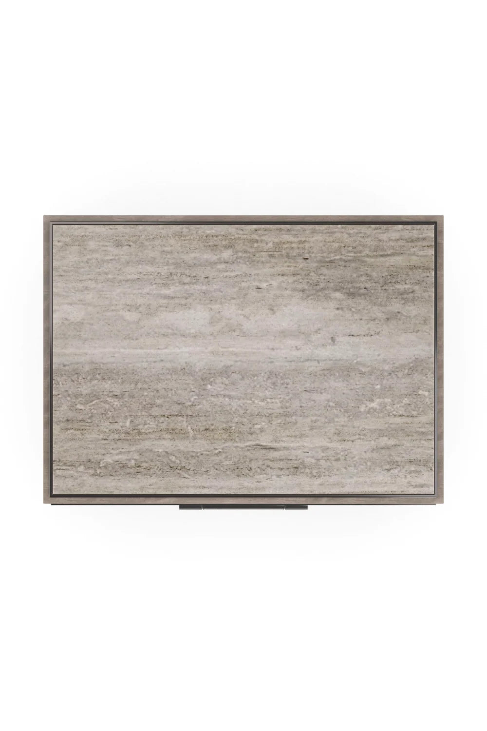 Luxury Modern Travertine 2-Drawer Nightstand European Style for Villa
