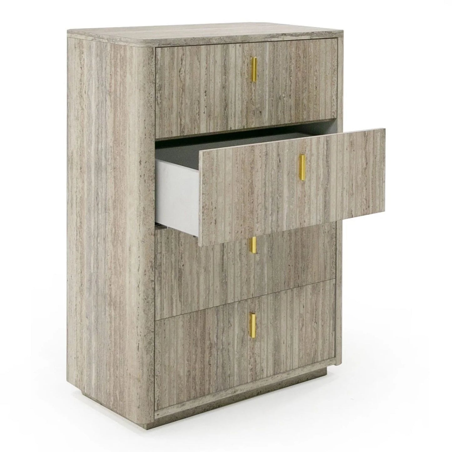 Luxury Modern Travertine 4-Drawer Desk European Style for Villa