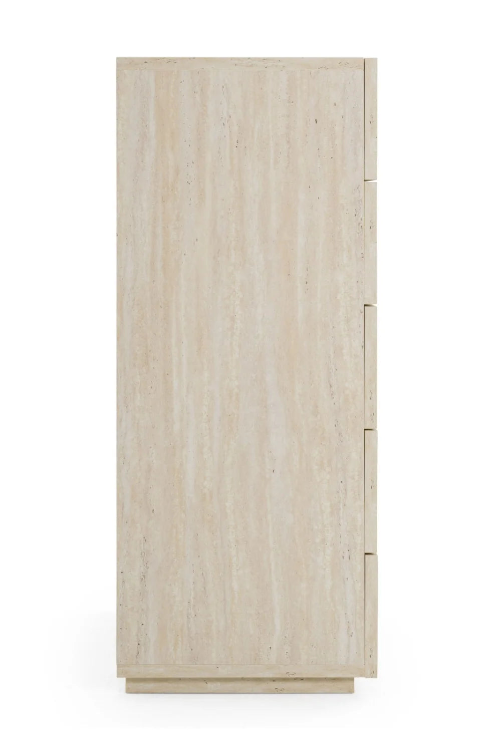 Luxury Modern Travertine 5-Drawer Chest European Style for Villa