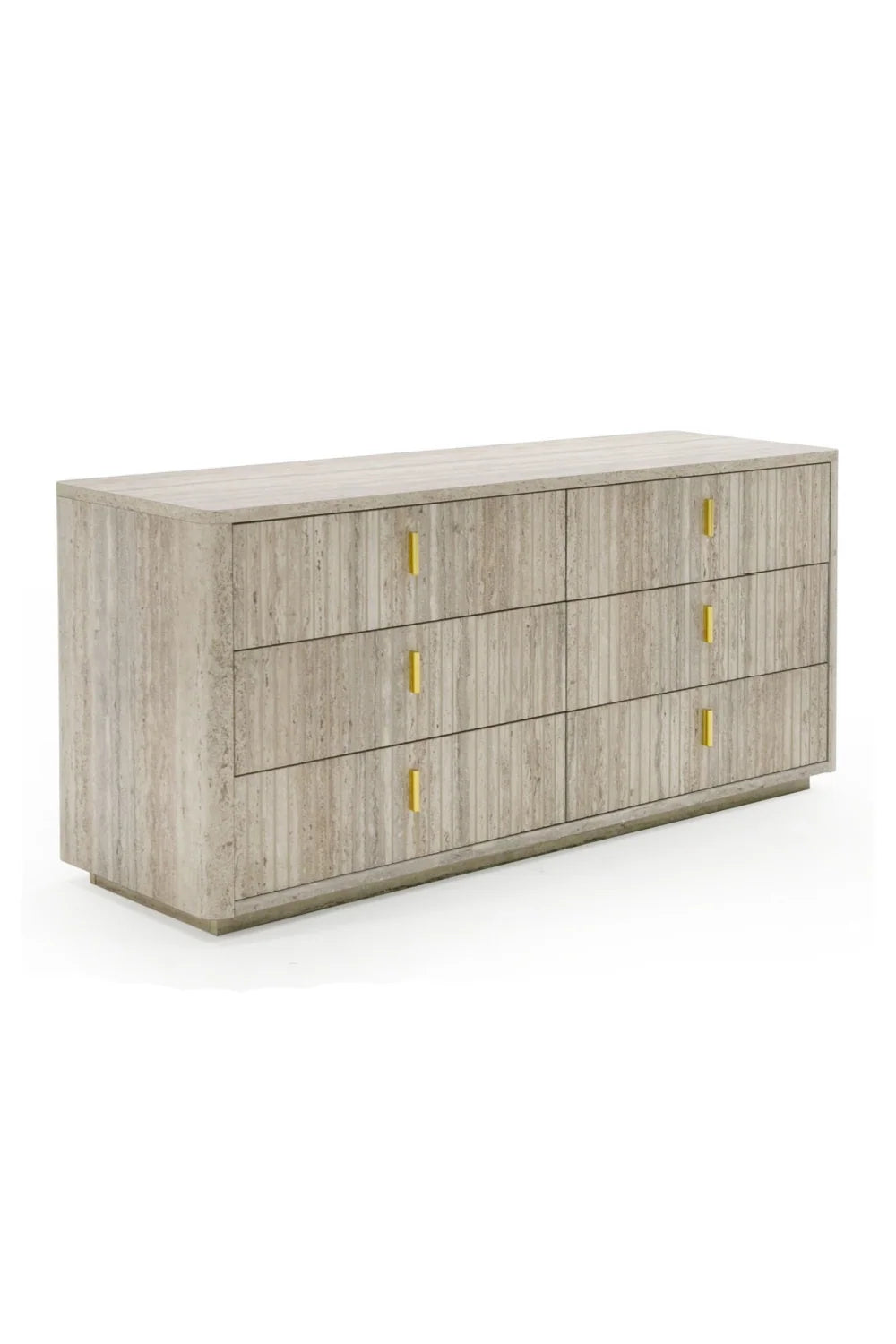 Luxury Modern Travertine Dresser European Style for Villa